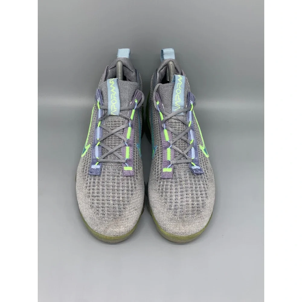 Nike Air Vapormax 2021‎ FK Grey Lime Running Shoes DB1550-003 Women's Sz 8.5
